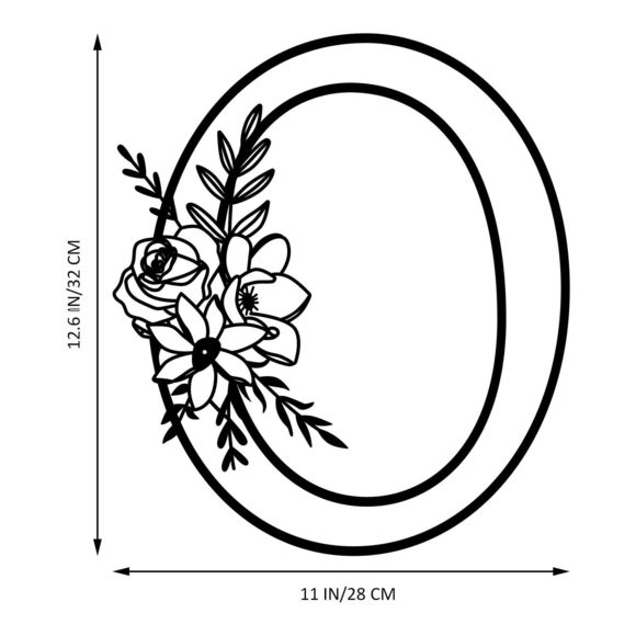 12" Black Metal Letter Wall Decor, Visual 3d Letter Sign Wall Decor Large😋 - Picture 4 of 9